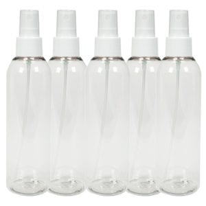 5 x sprayflesje incl verstuiver 200 ml