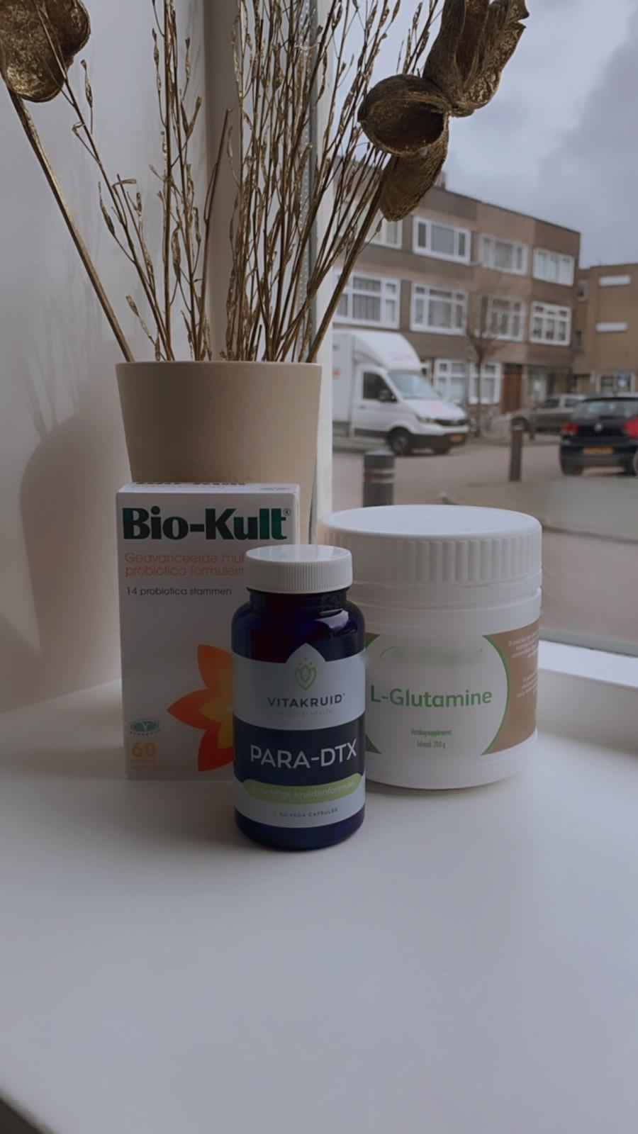 Darm Pakket Para Dtx Capsules Al Glutamine Bio Kult Fatima Kachar