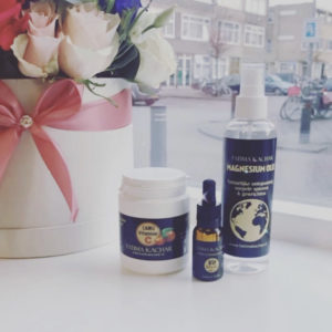 Pakket: (Vit D3&K2, Magnesium spray, Camu 60 stuks caps)