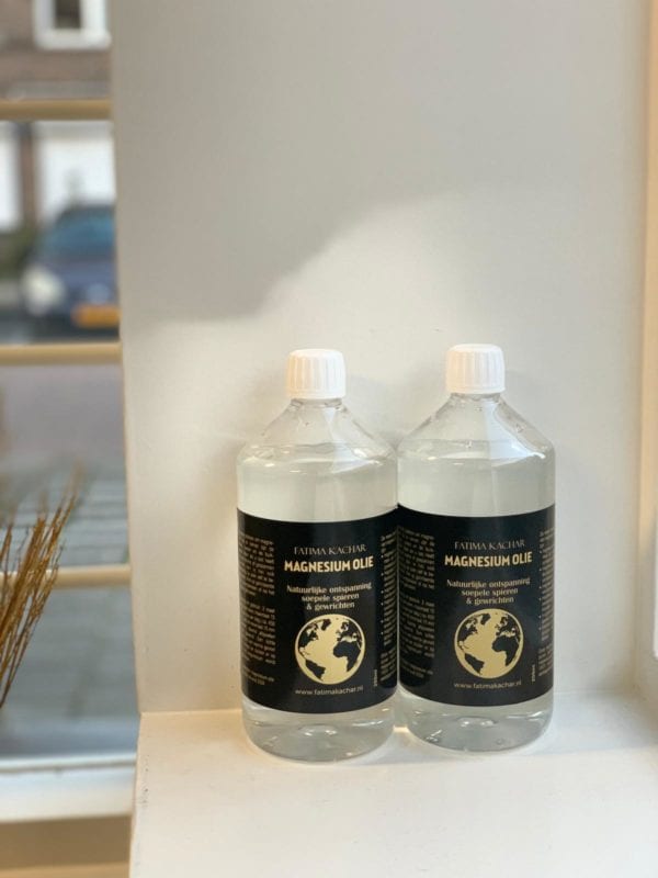 Set 2 x Magnesiumolie navulfles 1000 ml