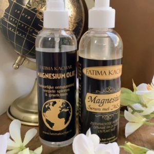 Set Magnesiumolie 200 ml en Magnesium + Msm serum 200 ml