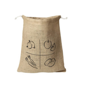 Groente-fruit bewaarzak Jute - Medium