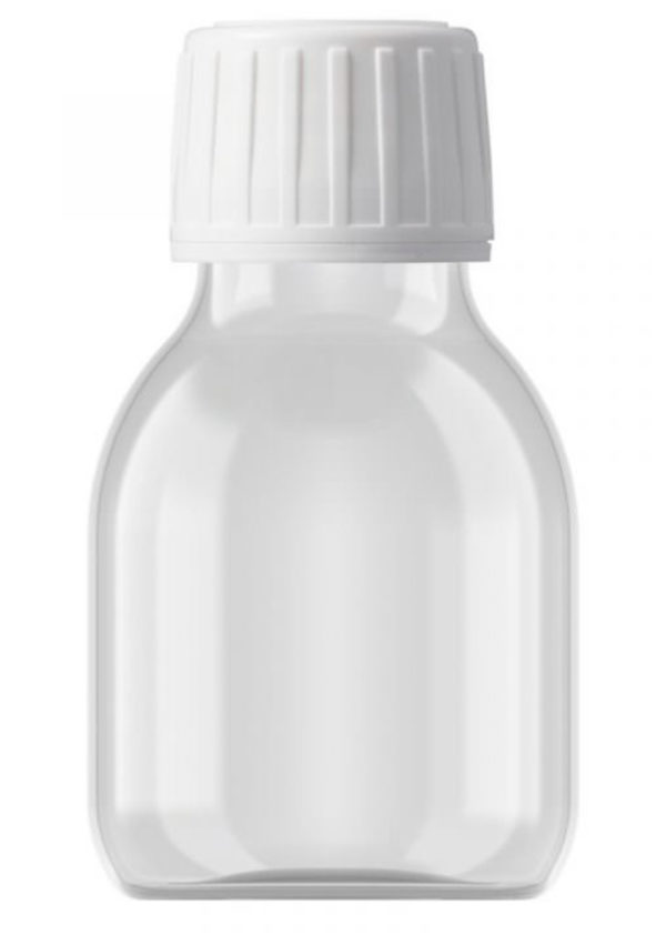 FLES 60 ML PET GLASHELDER