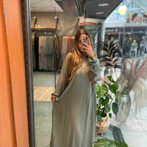 Relax jurk by Yasmina, 100% Viscose (groen)