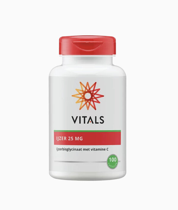 IJzerbisglycinaat 25 mg 100 Capsules