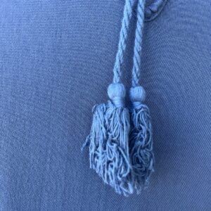 Lange viscose jurken, (donker blauw)