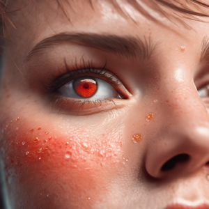 Huidproblemen Rosacea huid