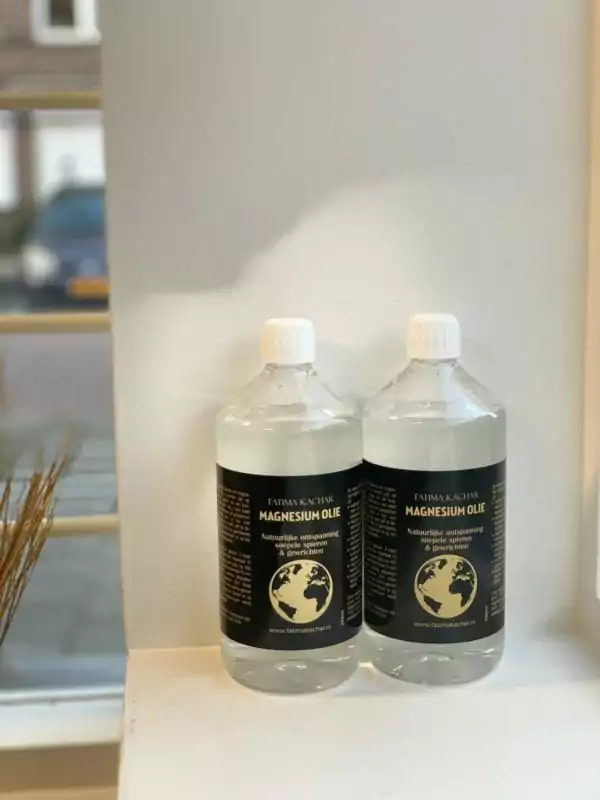 Set 2 x Magnesiumolie navulfles 1000 ml